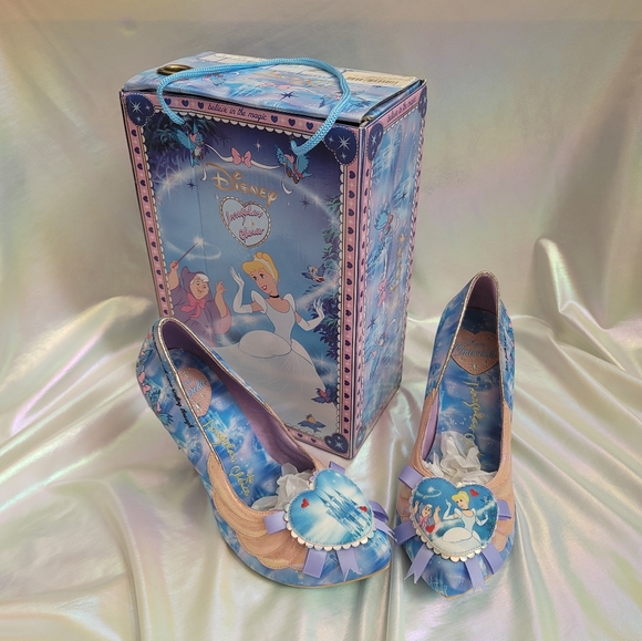 Disney Cinderella Heels "Faith in Dreams" by Irregular Choice Size 42/US 10 - Picture 11 of 15